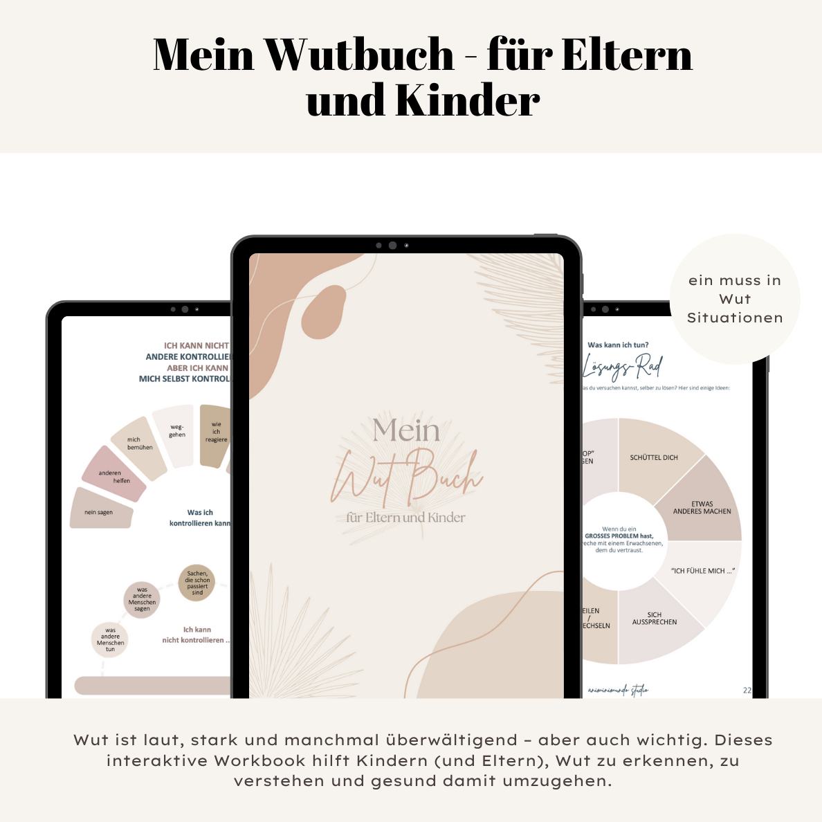 Mein Wut Buch – Ein liebevoller Begleiter für Kinder und Eltern