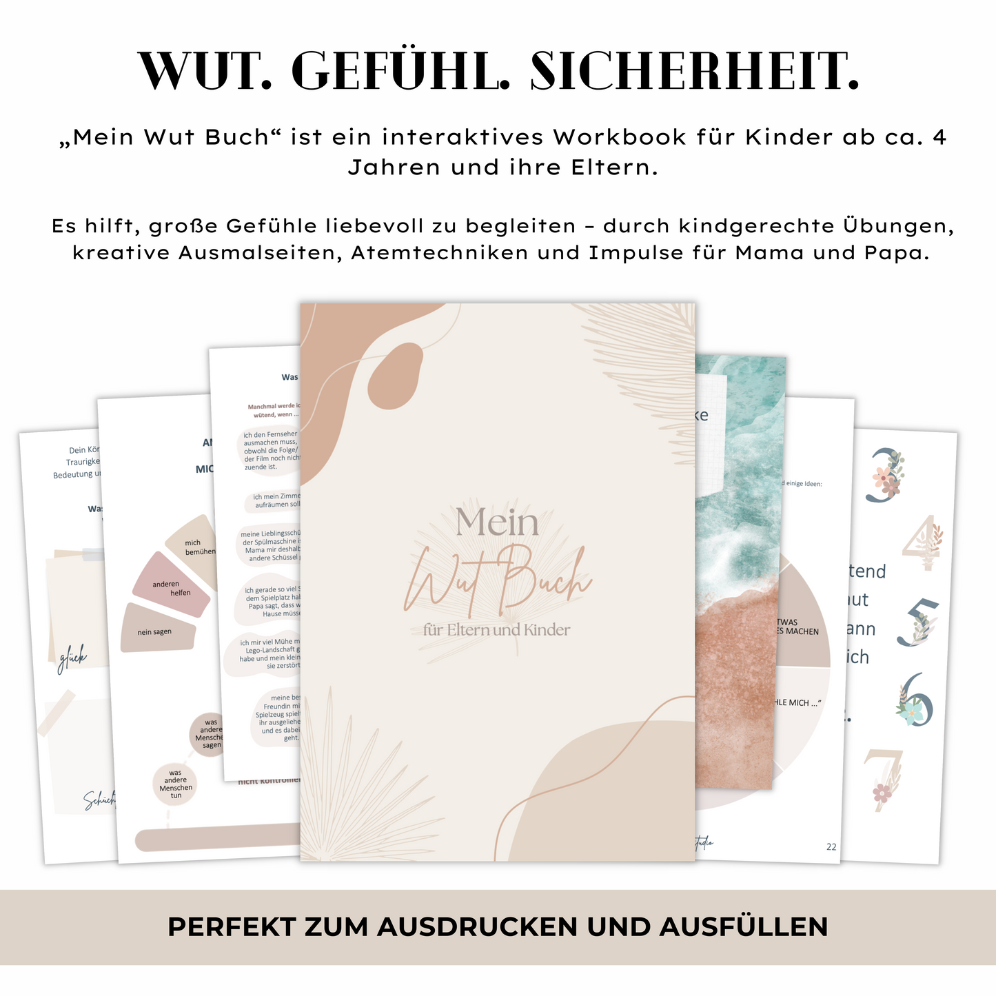 Mein Wut Buch – Ein liebevoller Begleiter für Kinder und Eltern