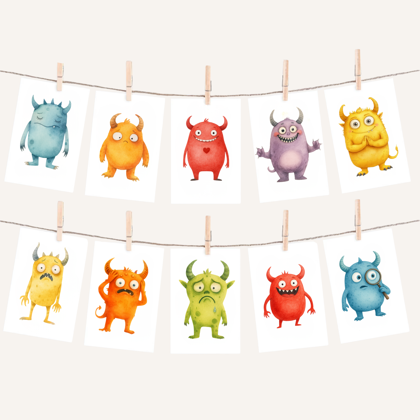 Die 15 Gefühlsmonster