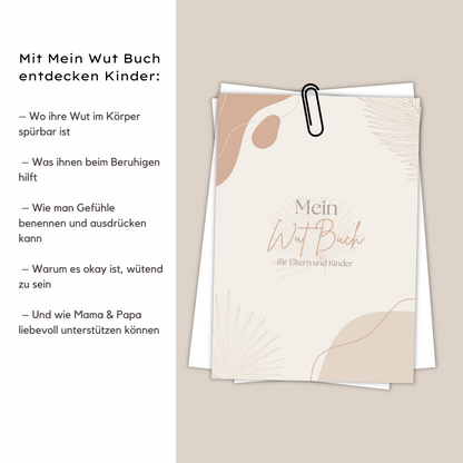 Mein Wut Buch – Ein liebevoller Begleiter für Kinder und Eltern