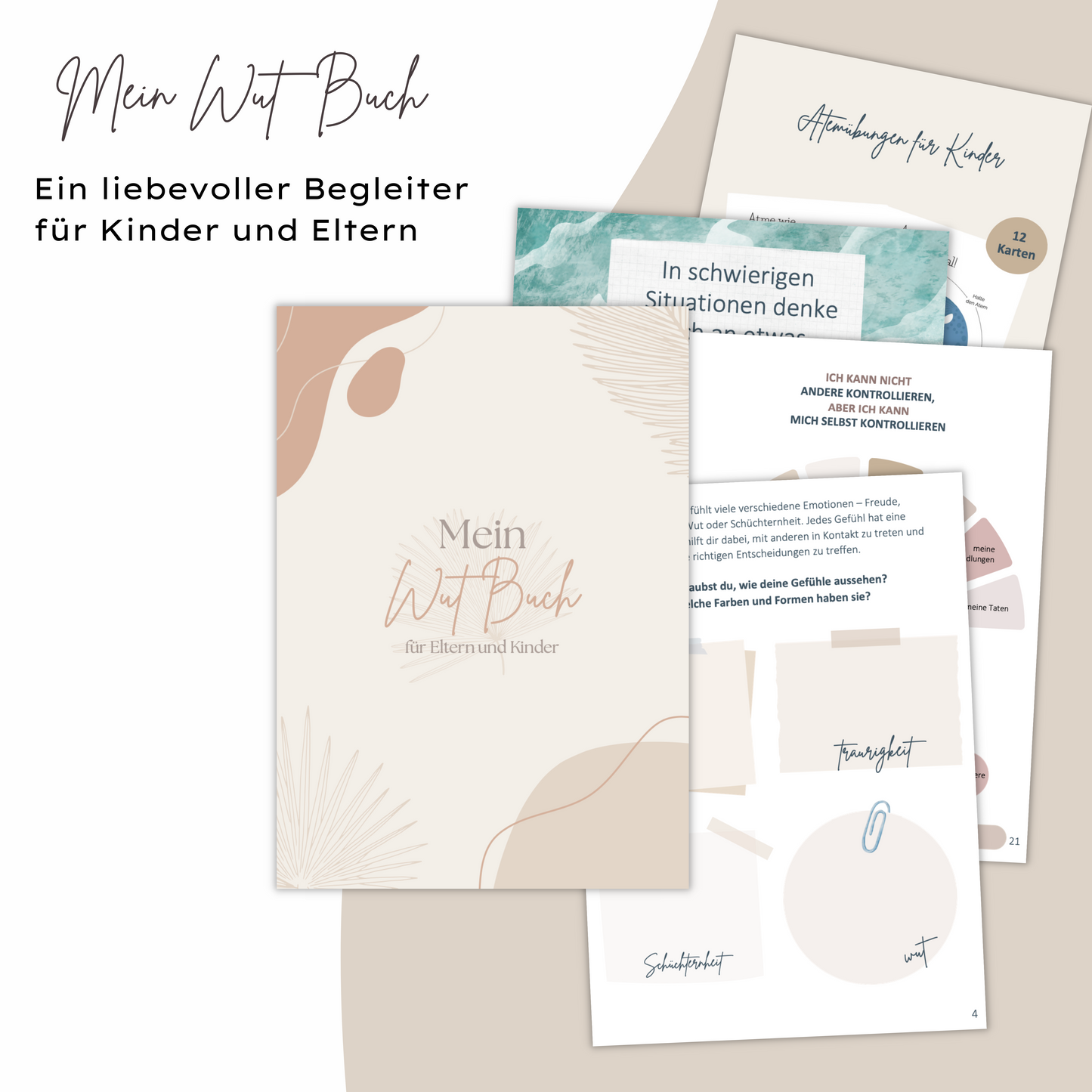 Mein Wut Buch – Ein liebevoller Begleiter für Kinder und Eltern